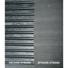 Dielektrická gumová rohož 4,5 mm – šírka 1300 mm